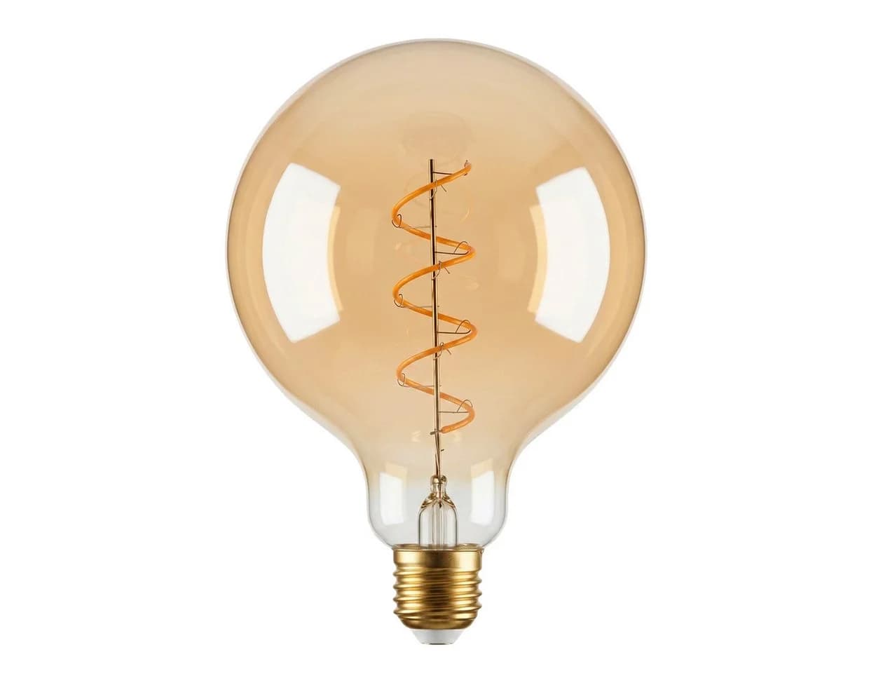 hofstein LED-Leuchtmittel 2er Set Globe Vintage E27 Warmweiß Dimmbar