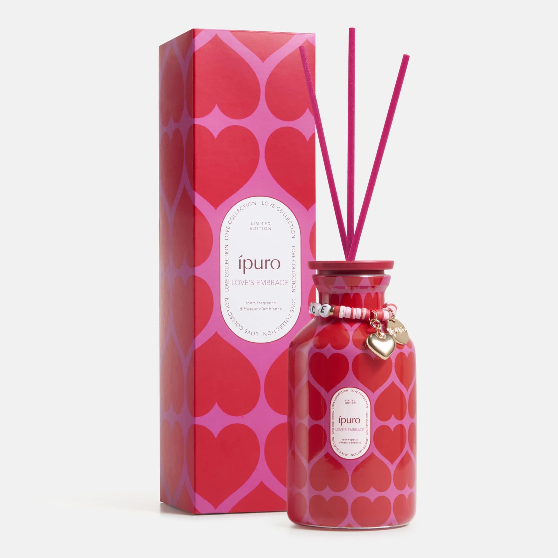 ipuro Raumduft LOVE'S EMBRACE 240 ml Glas Rosa/Rot