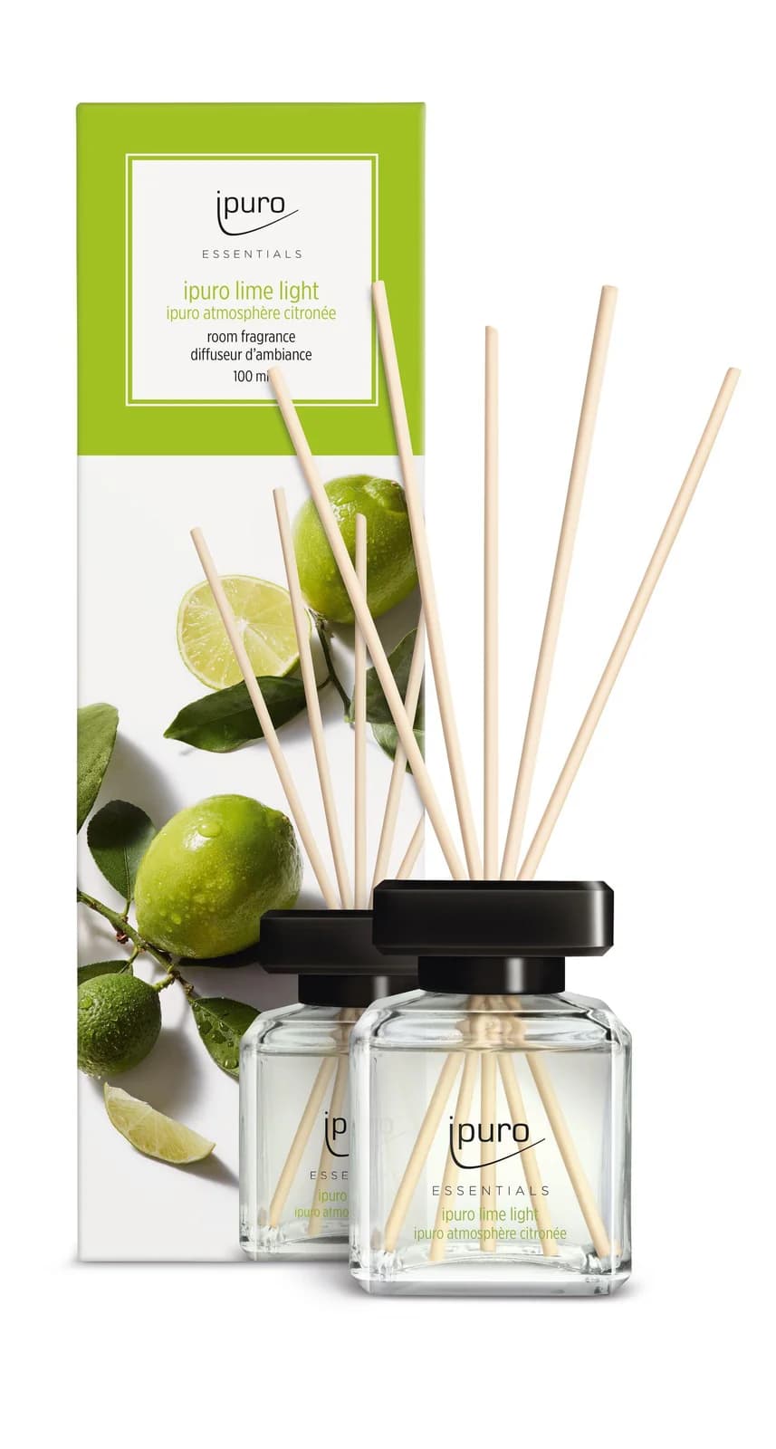ipuro Raumduft LIME LIGHT 100 ml Glas transparent