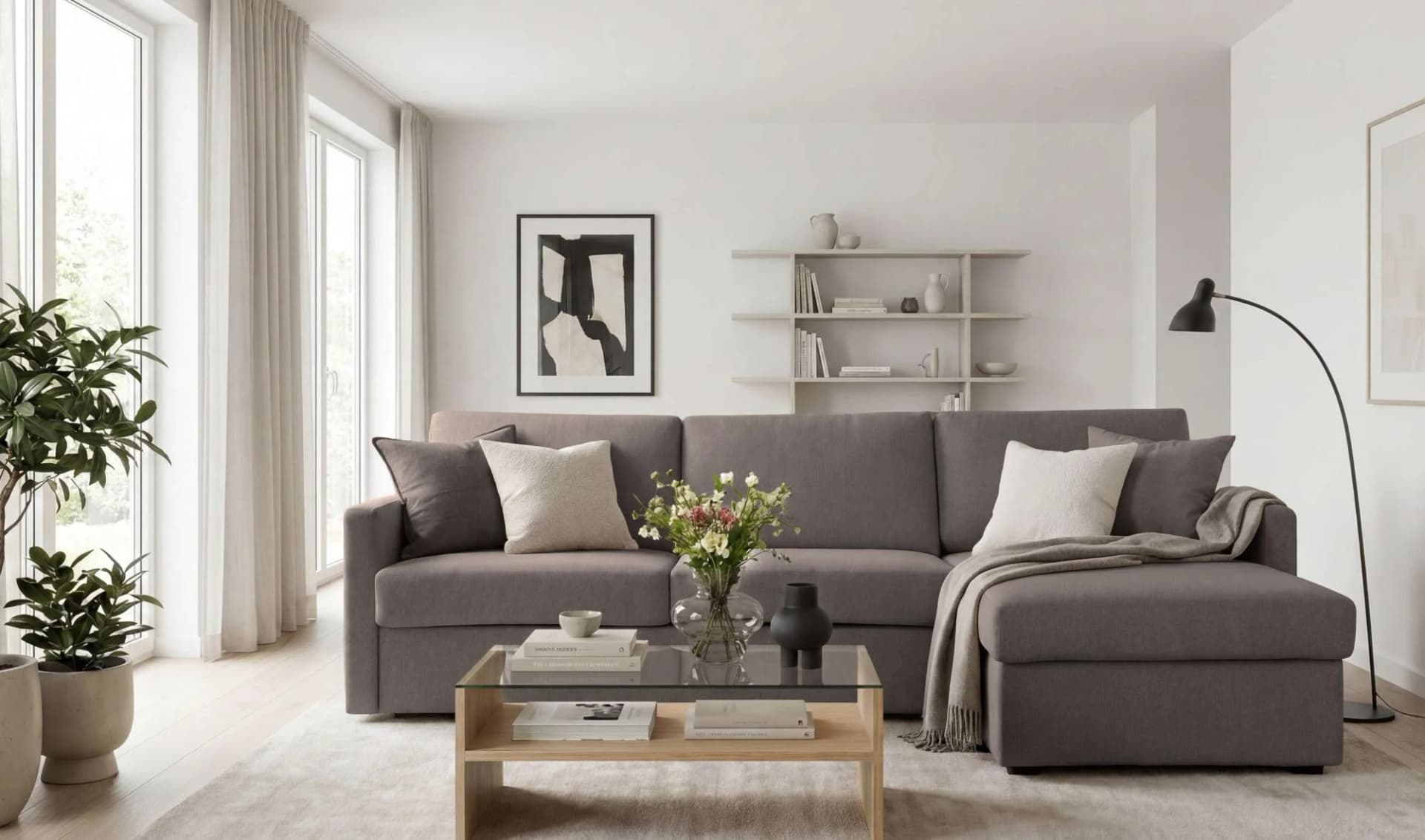 HOME AFFAIRE GOLDPOINT Ecksofa mit Schlaffunktion und Bettkasten Braun