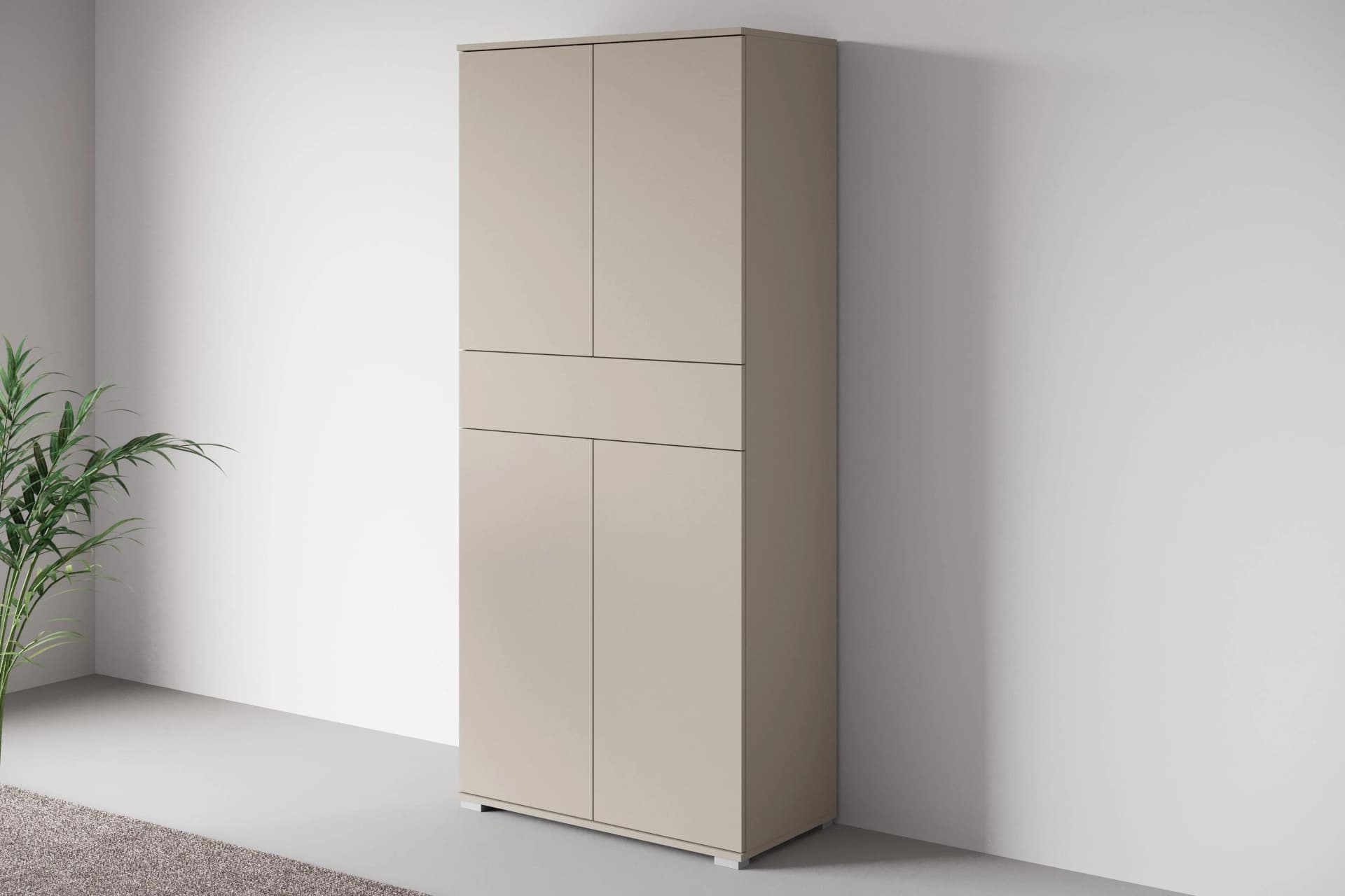 OTTO HOME Aktenschrank Kenia 80 cm mit Schublade und 4 Türen