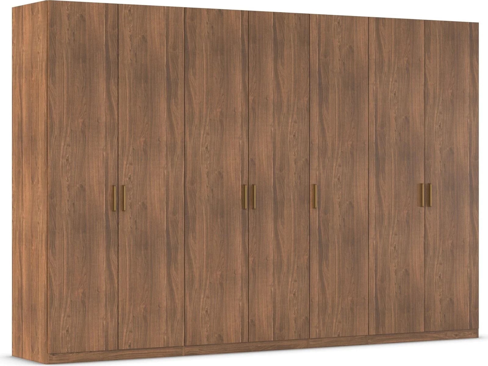 OTTO HOME Zellara Kleiderschrank Nussbaum Goldgriffe