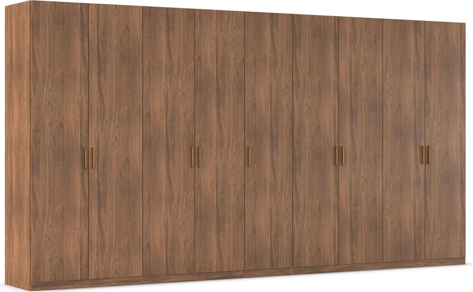 OTTO HOME Zellara Kleiderschrank Nussbaum Gold Soft-Close