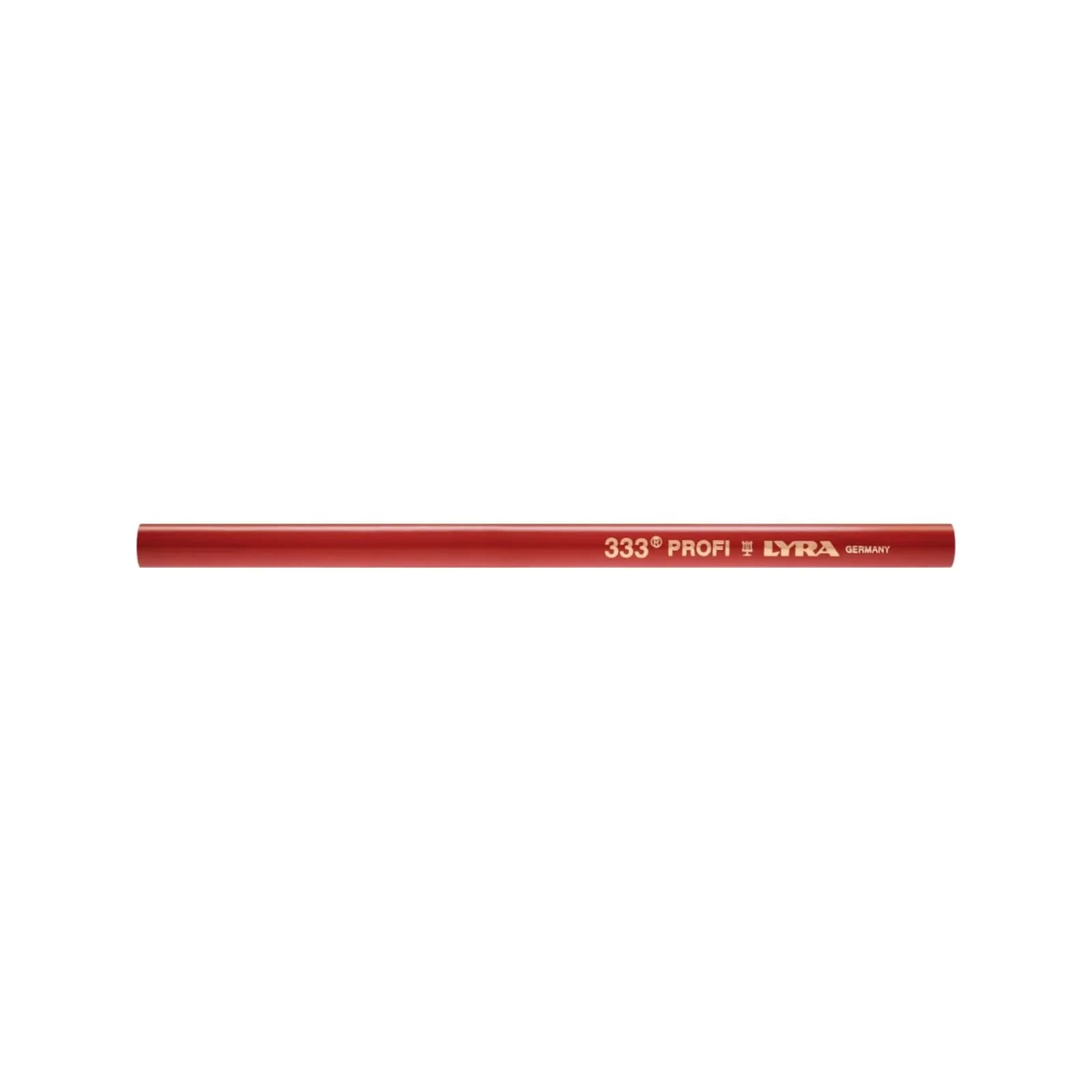 Lyra Zimmermannsbleistift 333 oval rot 18cm