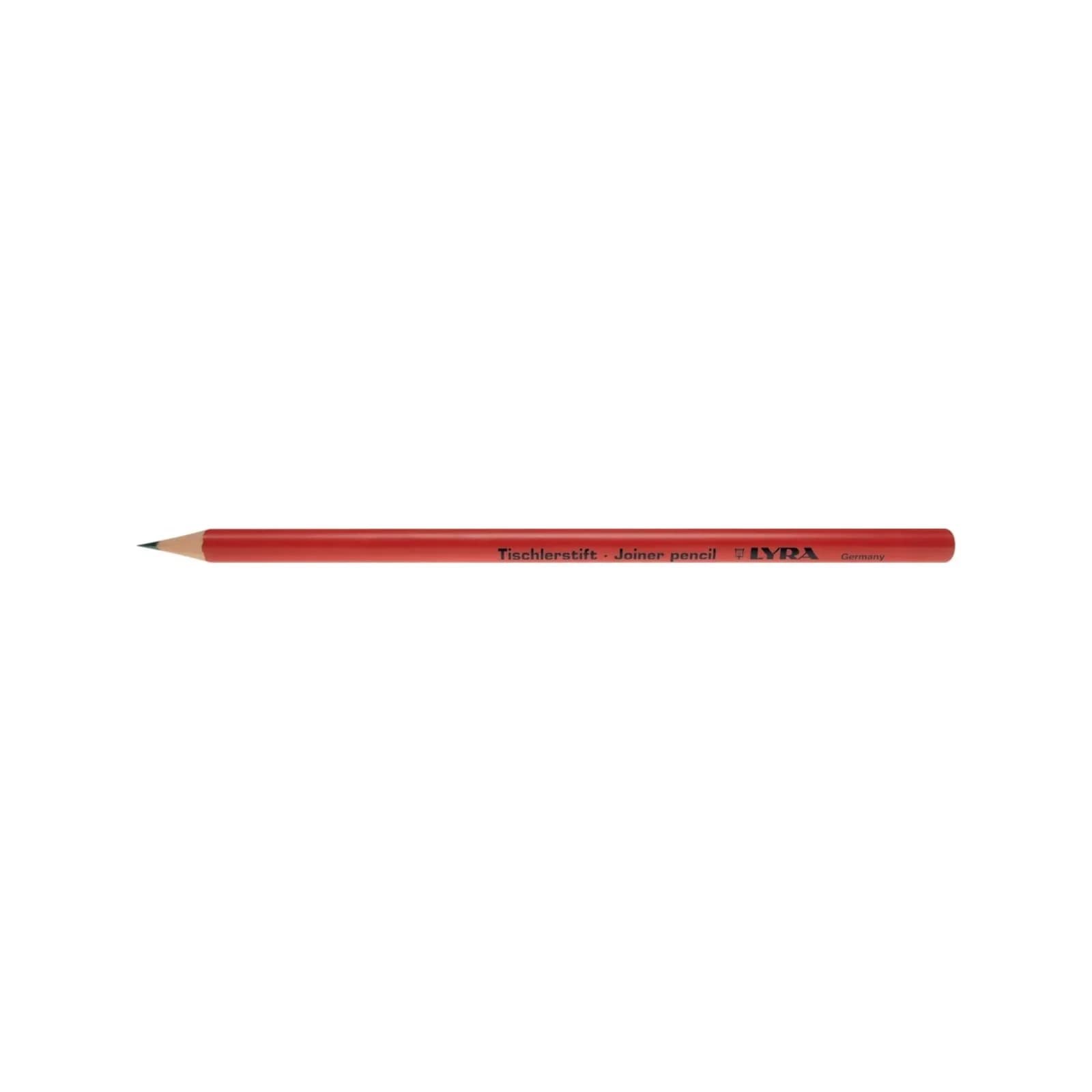 Lyra Tischlerbleistift 91T Rund Rot 17,5 cm