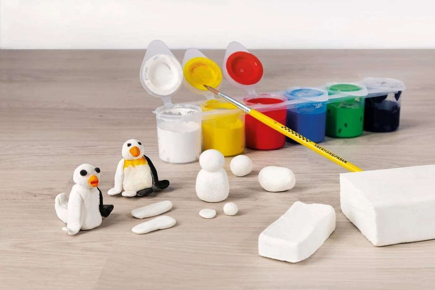 Eberhard Faber EFA PLAST classic Kids Modelliermasse 3kg Weiß