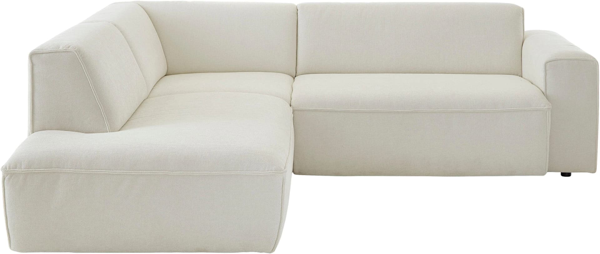 Ecksofa DIE PLANBAR MP-IN24083 Weiß Motorische Vorziehbank