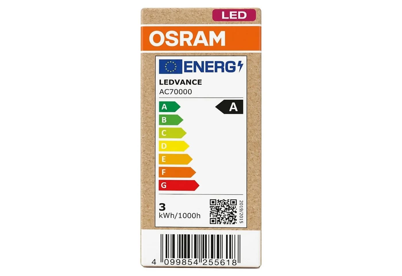 Osram LED LSSPCLB40 Kerzenlampe E14 2700K Warmweiß 6er-Pack