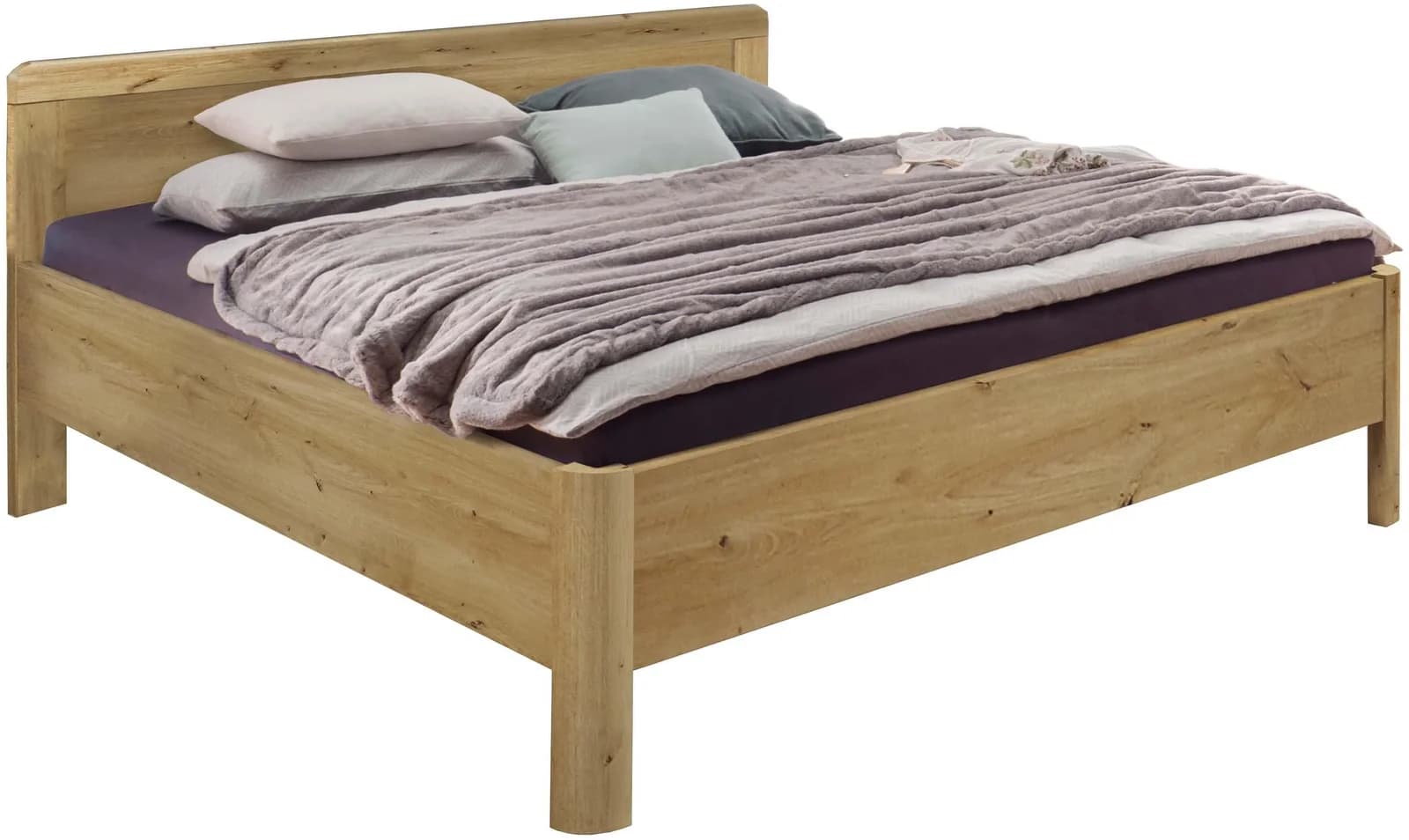 Holzbett WIEMANN Bern Bianco-Eiche Dekor 180x200 cm