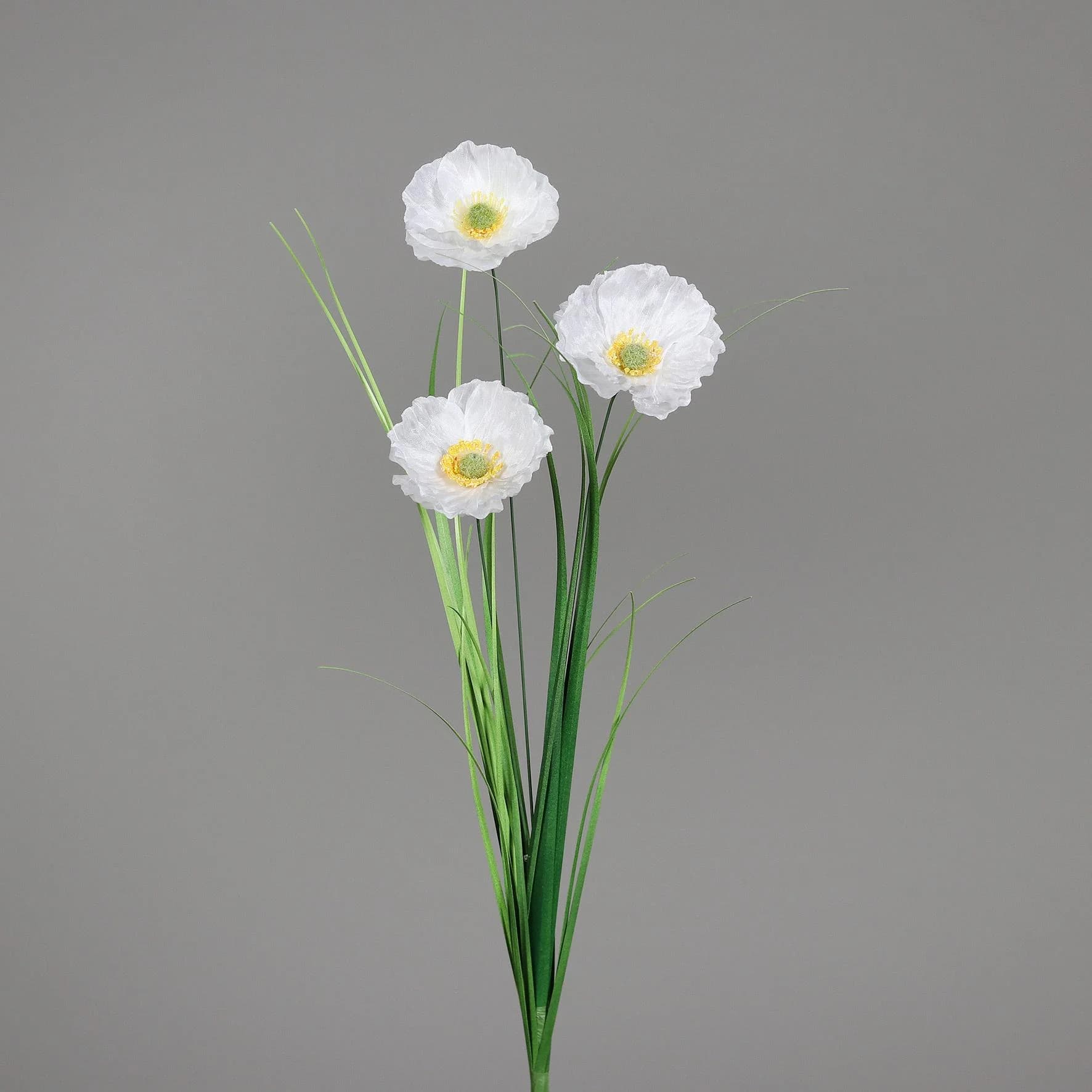 Kunstblume Mohn Kunststoff 52 cm DPI