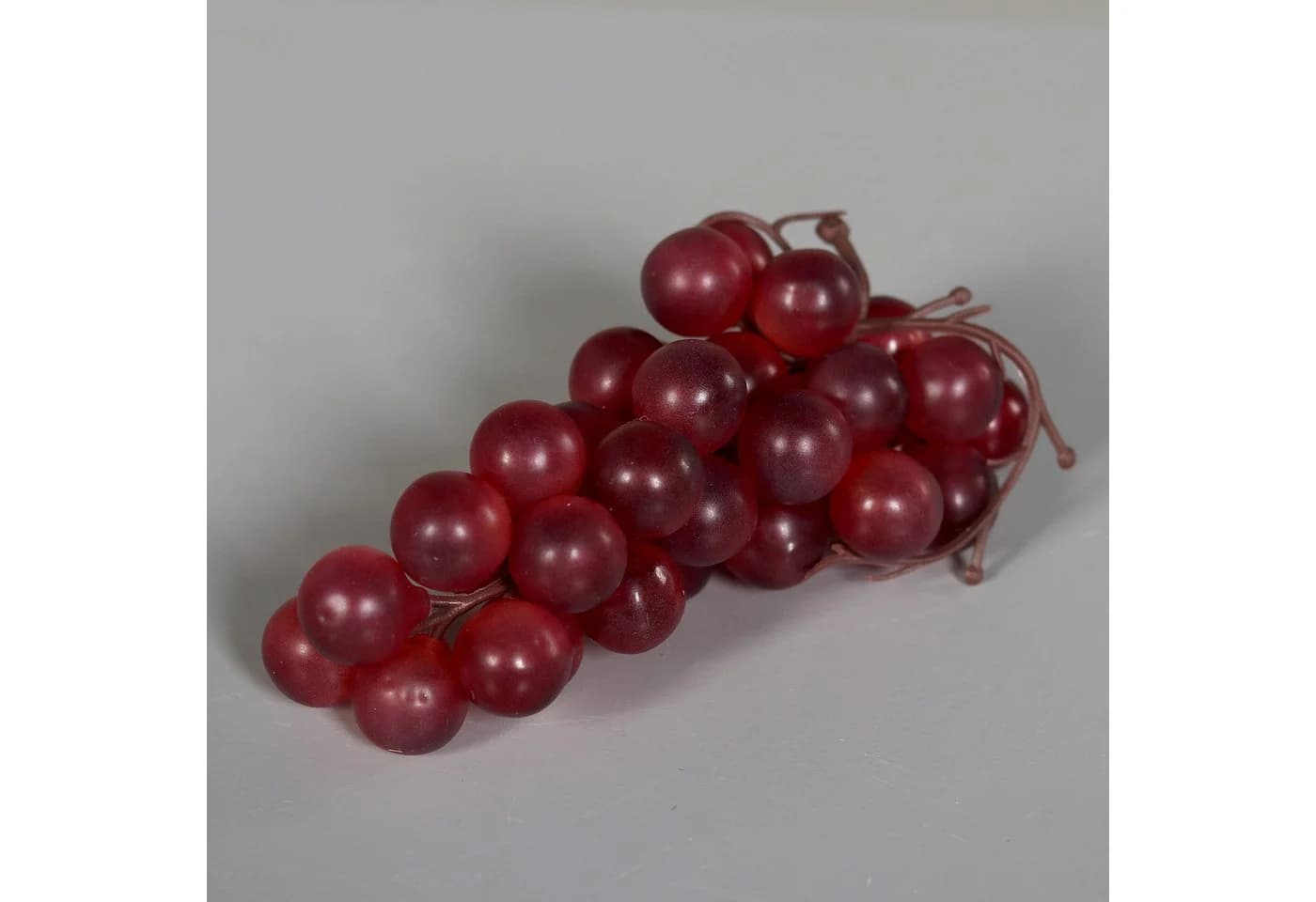 DPI Kunstblume Rot mit grünen Blättern, 17 cm Länge