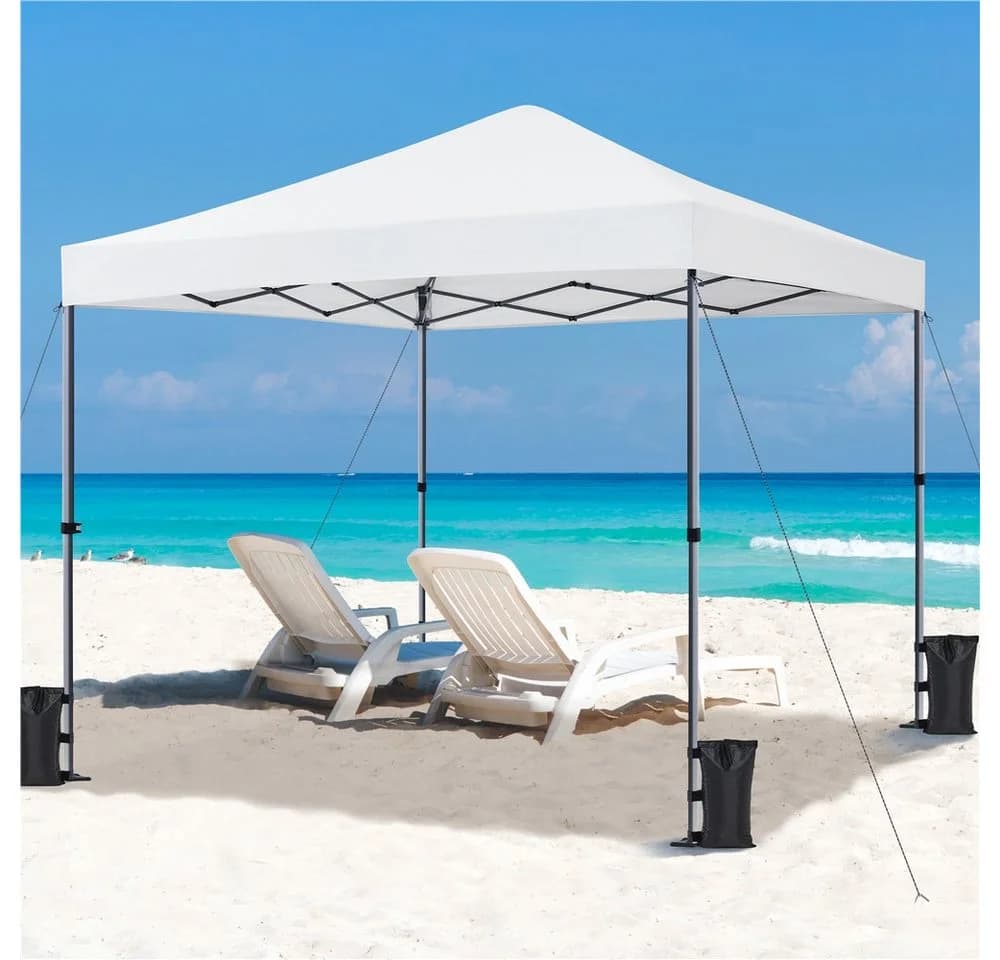 Yaheetech Faltpavillon 3x3 m One Push Gartenpavillon Wasserdicht UV-Schutz 50+