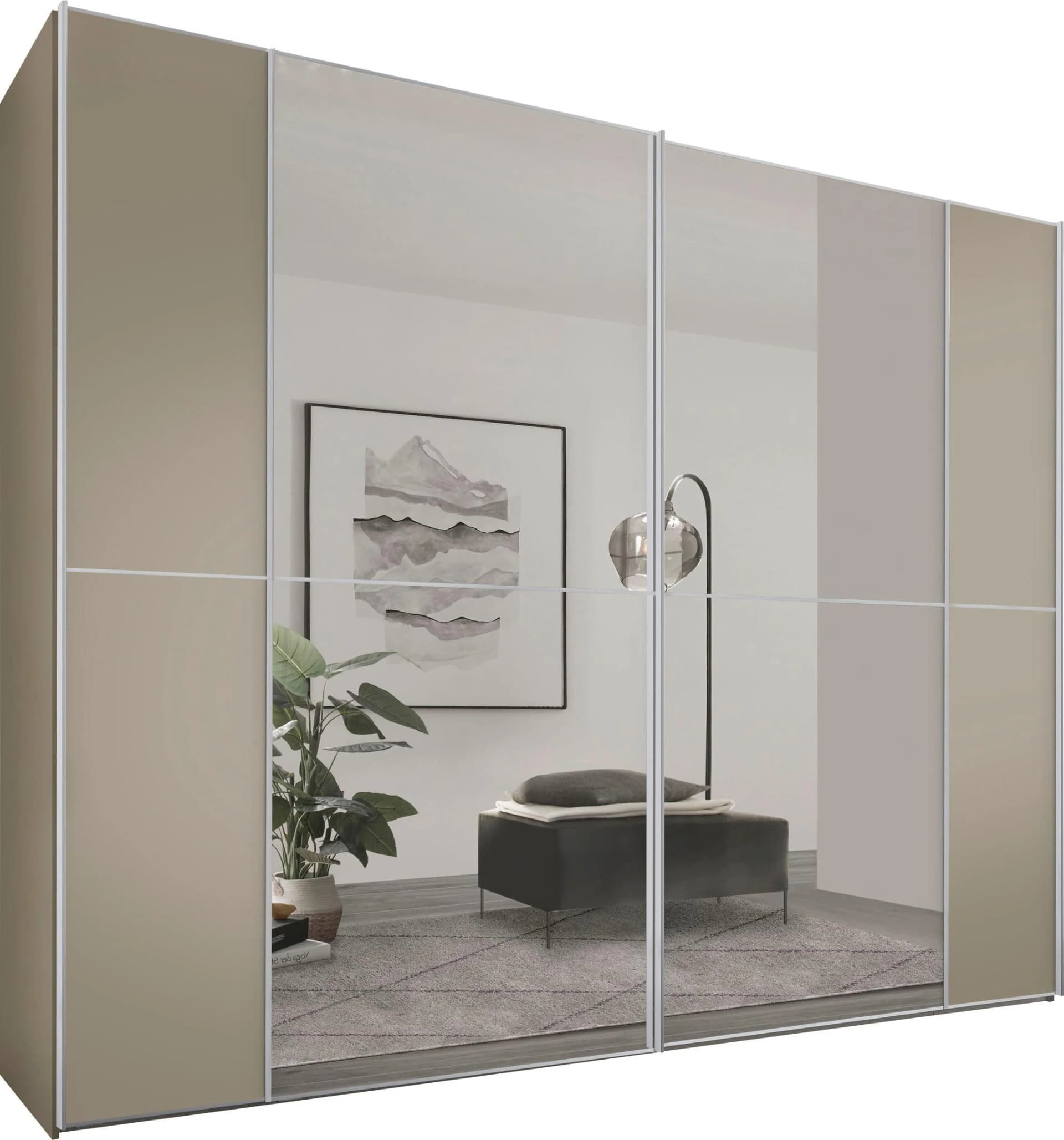 Schwebetürenschrank STAUD Sonett 220 Beige Holzwerkstoff