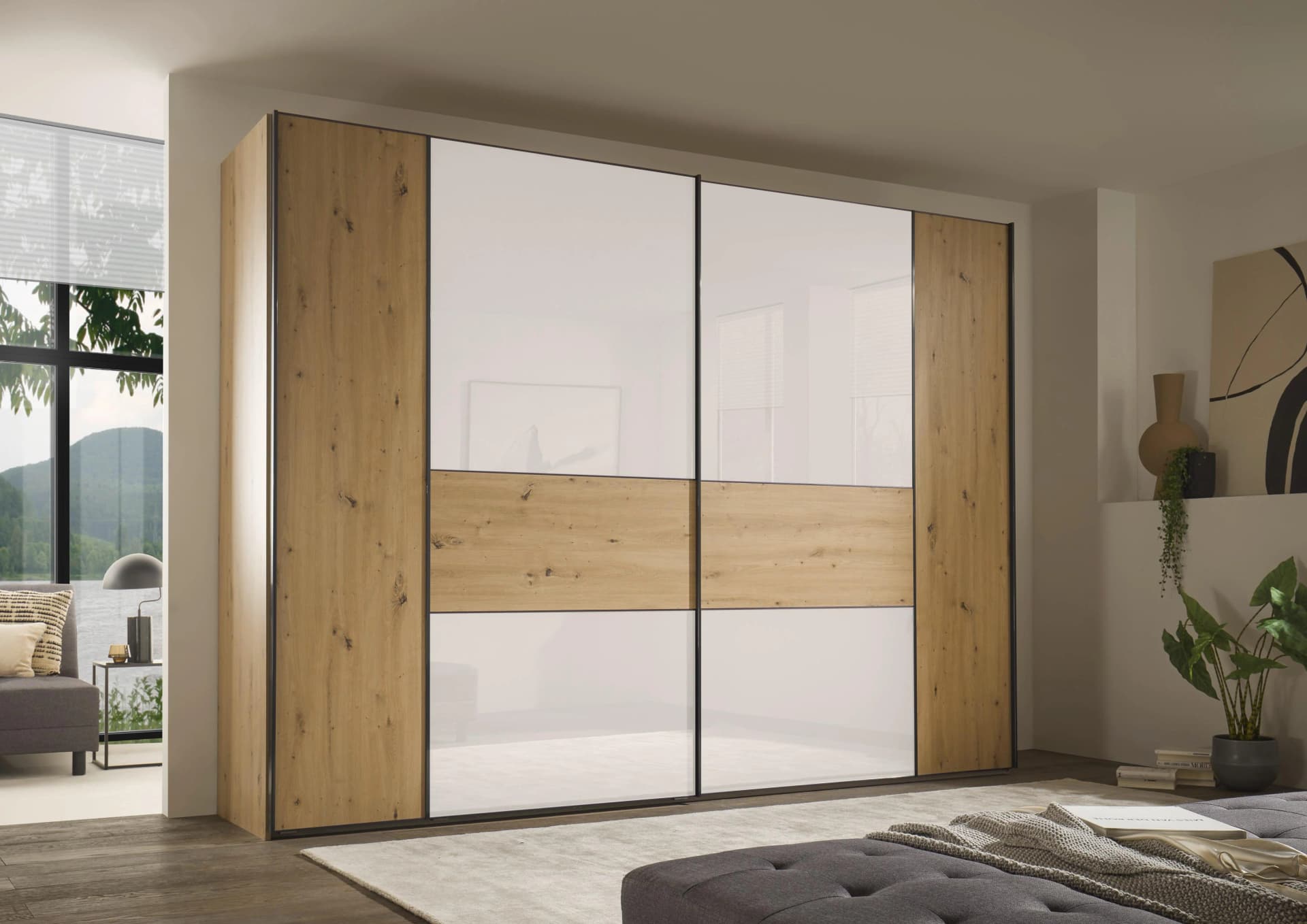 Schwebetürenschrank STAUD Sonett 321G Eiche
