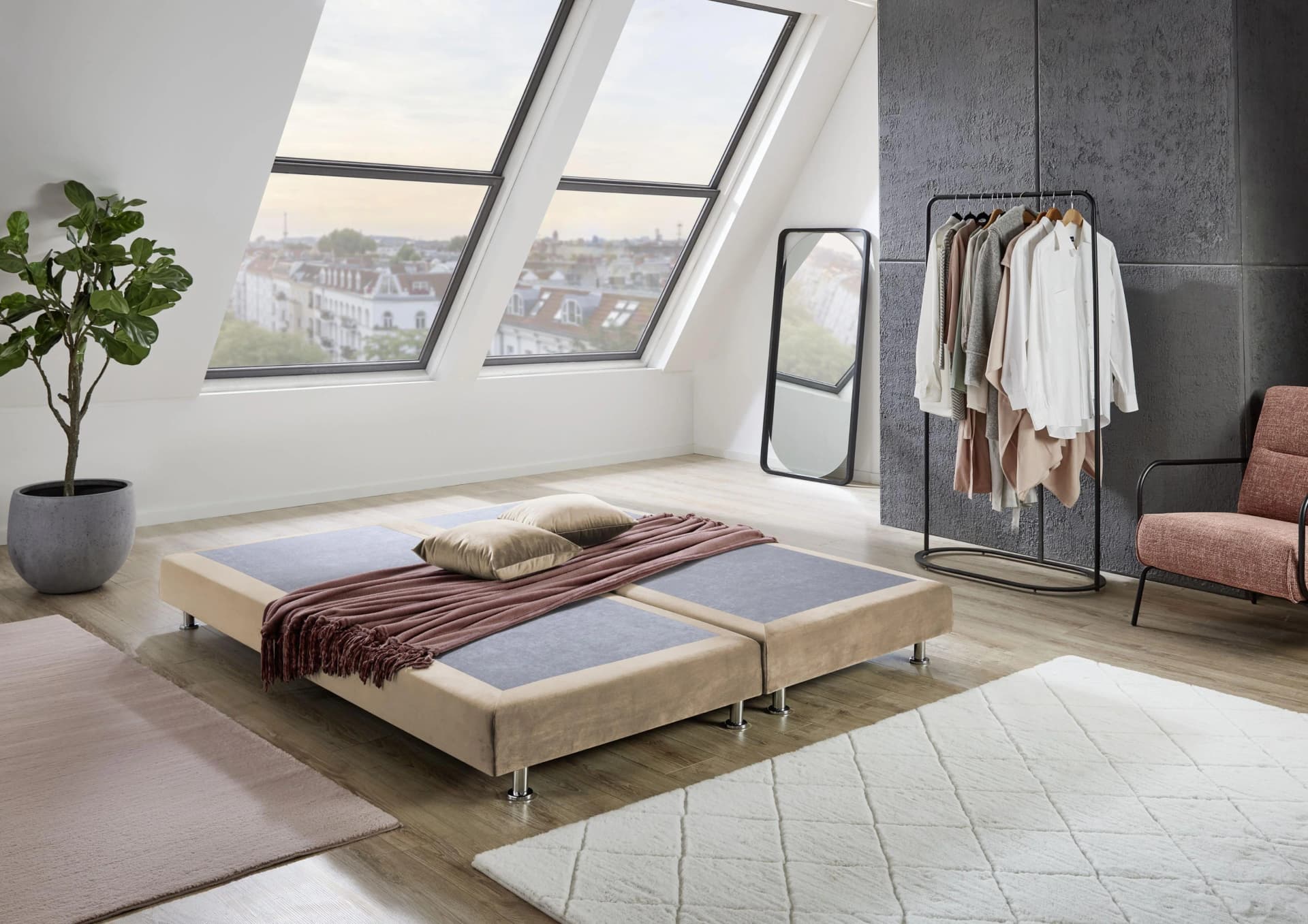 Boxbett Nagoya Beige 180x200cm Westfalia Schlafkomfort