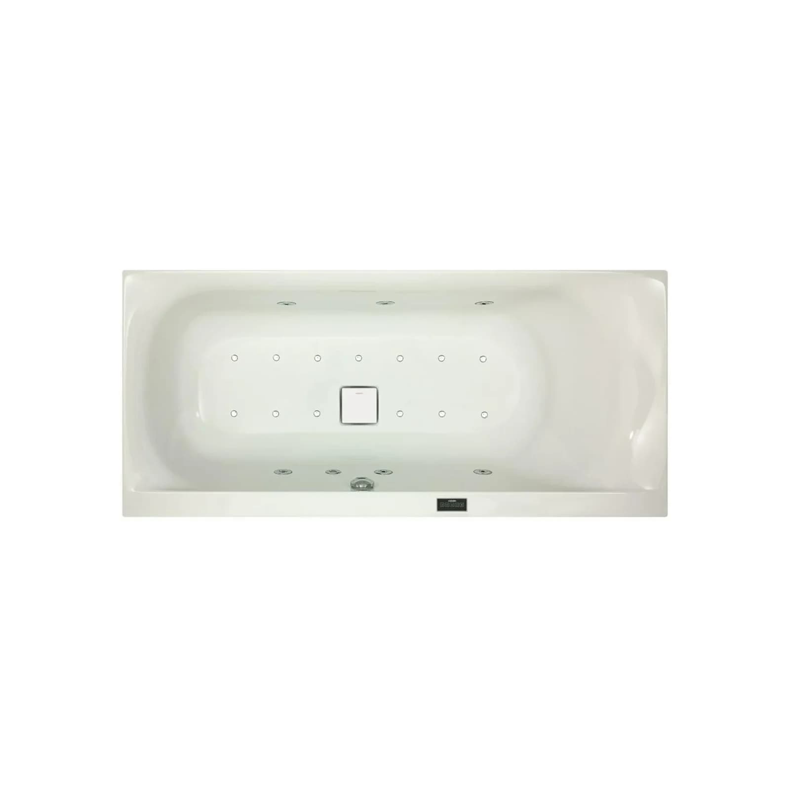 Hoesch Whirlwanne iSensi Rund 1500 Laola II, verchromt