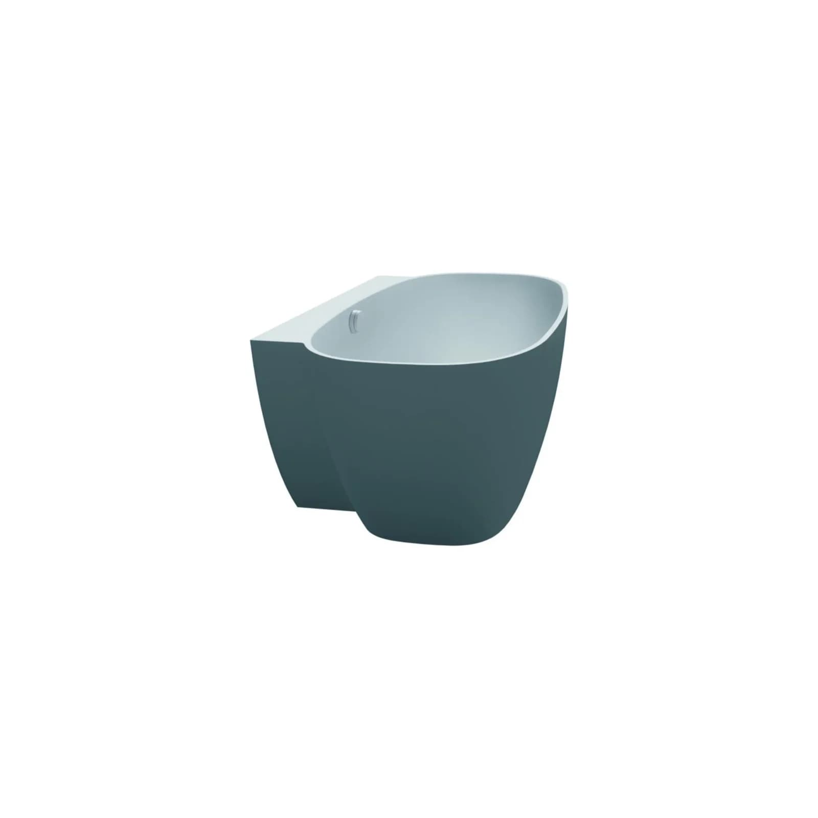 Hoesch LaBrillante Badewanne 1800x800 Vorwand Weiß-Schiefergrau