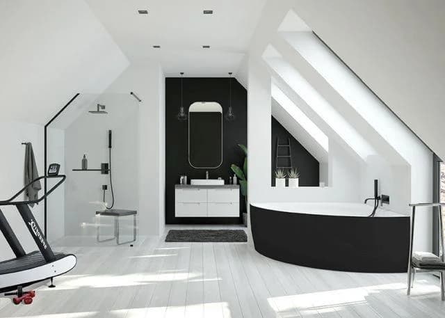 Hoesch Badewanne iSensi Eck 1500x1500 Monolith Überlaufschlitz
