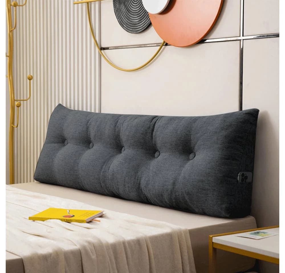 JEOBEST Rückenkissen Lesekissen für Bett und Sofa, Keilkissen Groß, mit waschbarem Bezug, Ideal zum Anlehnen im Bett