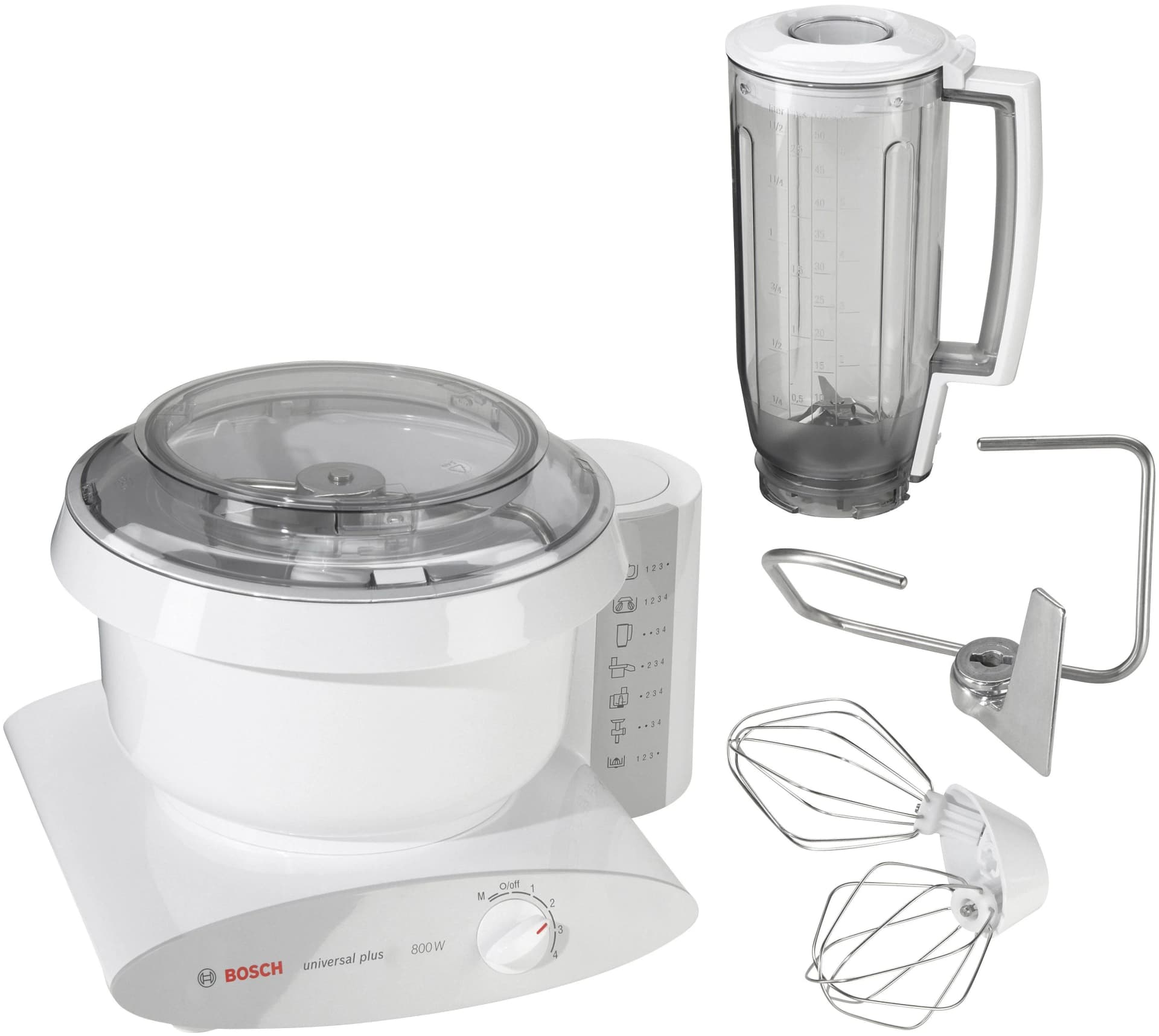 BOSCH Küchenmaschine Universal Plus MUM6 N11 weiß
