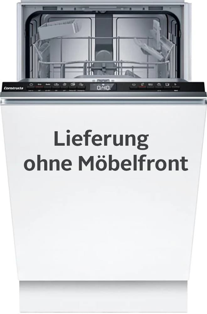 CONSTRUCTA Geschirrspüler CP6VX01HKE Vollintegrierbar Silber