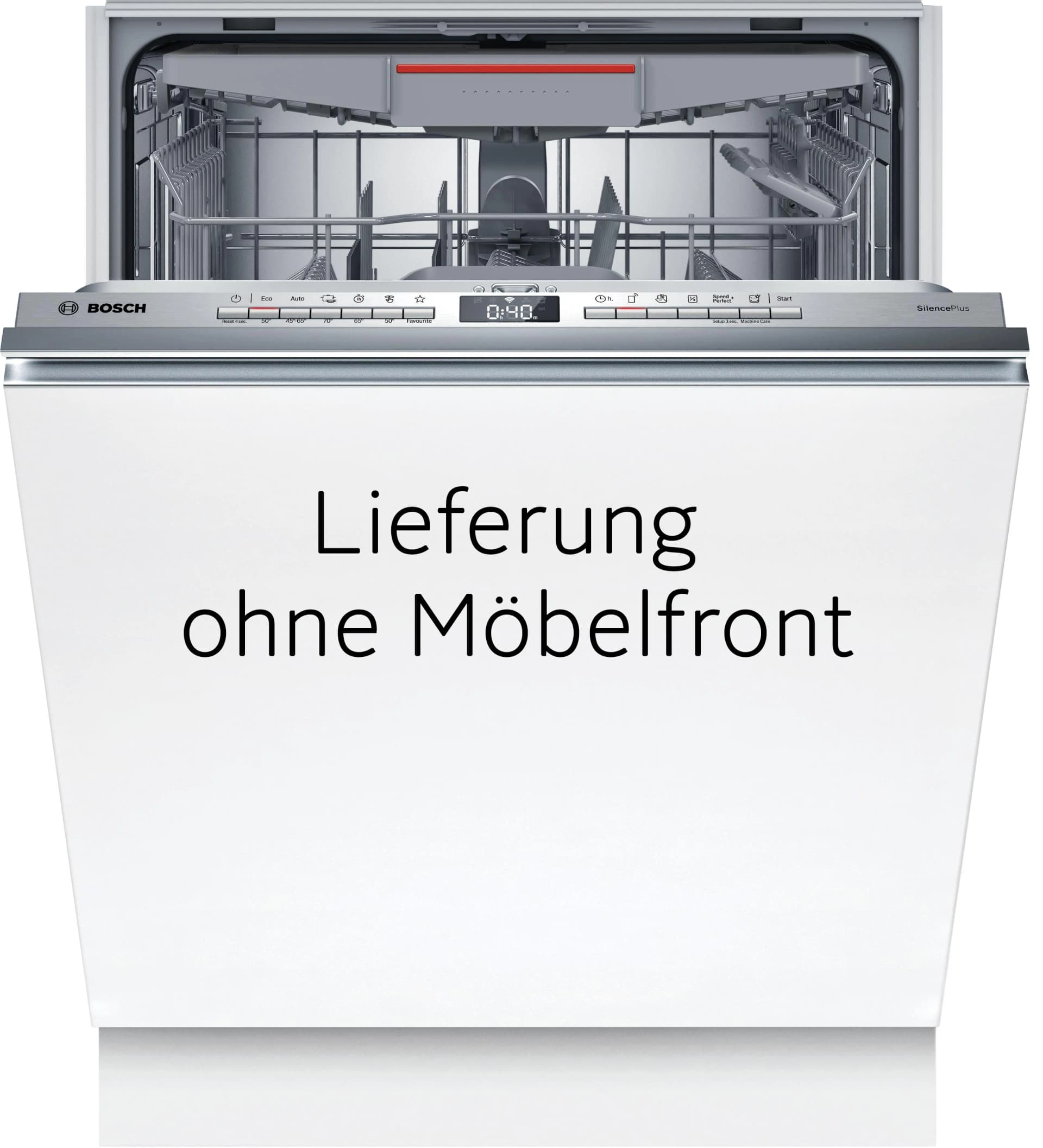 Bosch Geschirrspüler SMV4EVX08E Vollintegrierbar Silber