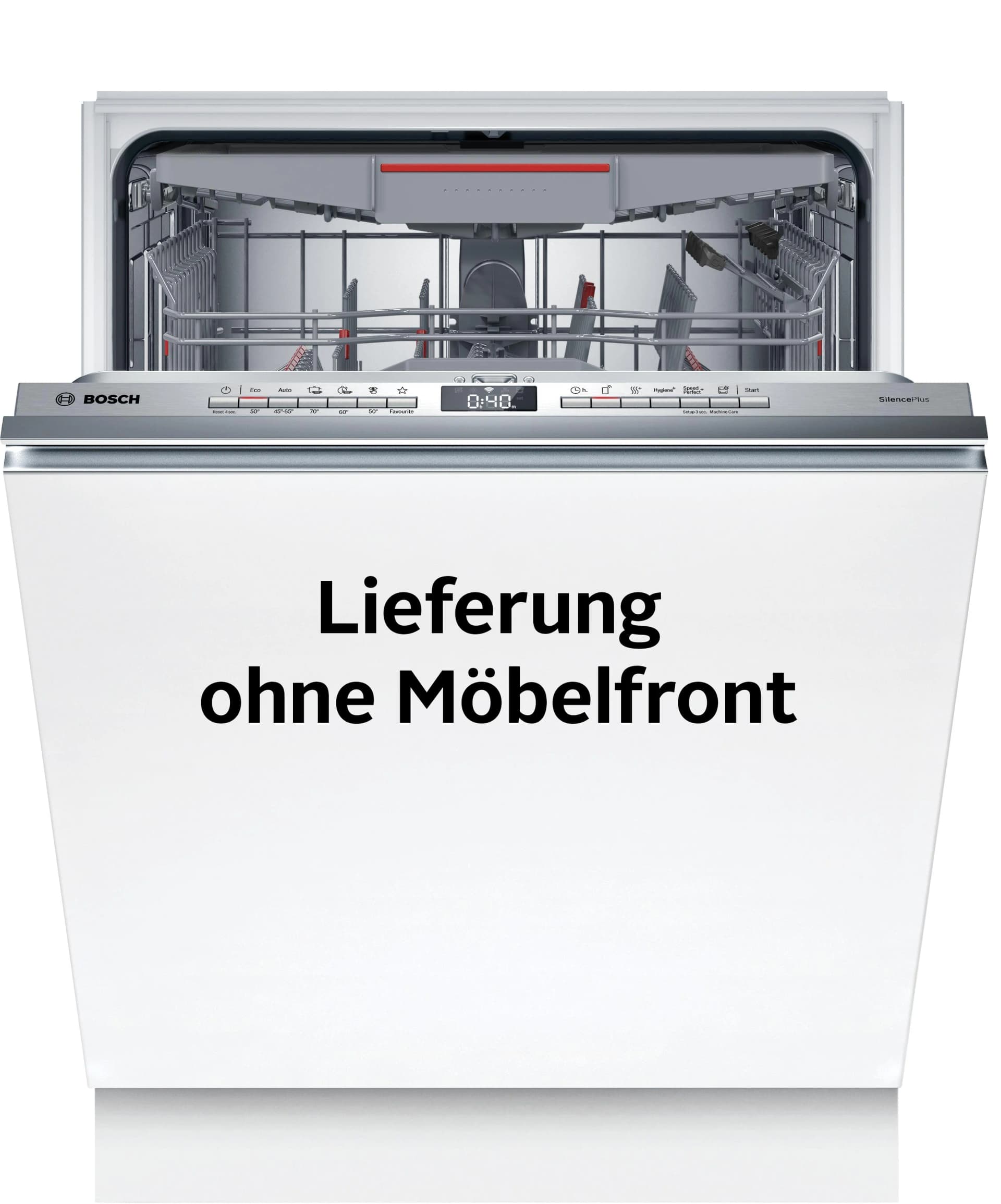 BOSCH Geschirrspüler SMV4ECX32E Vollintegrierbar Silber