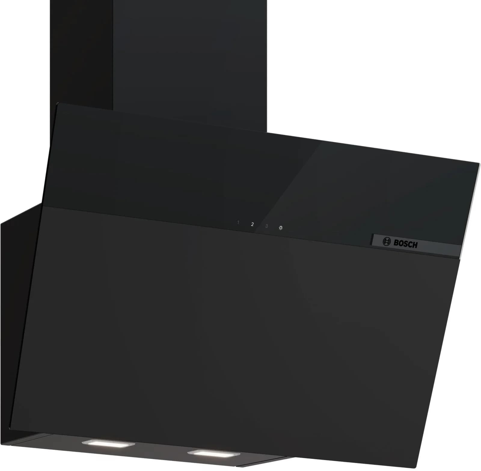 BOSCH Kopffreihaube DWK65DFA1 Schwarz Glas Touch LED