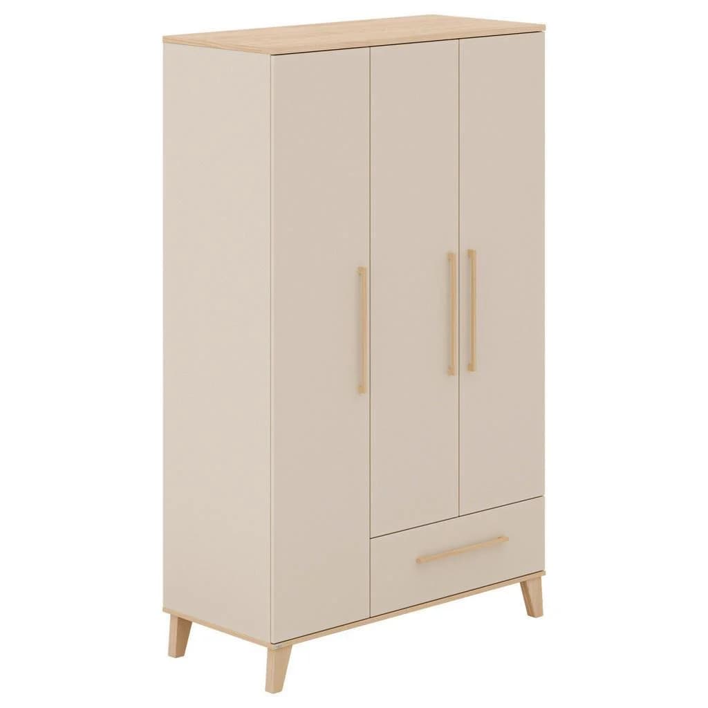 Paidi Kinderkleiderschrank Malio Natur Beige Holzwerkstoff