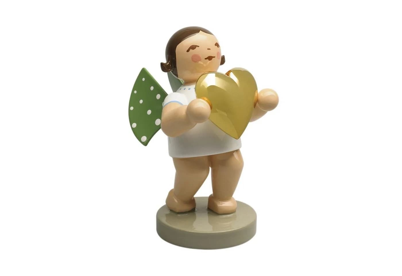 Wendt & Kühn Weihnachtsfigur No 3 Liebesbote Engel mit Herz 650/116