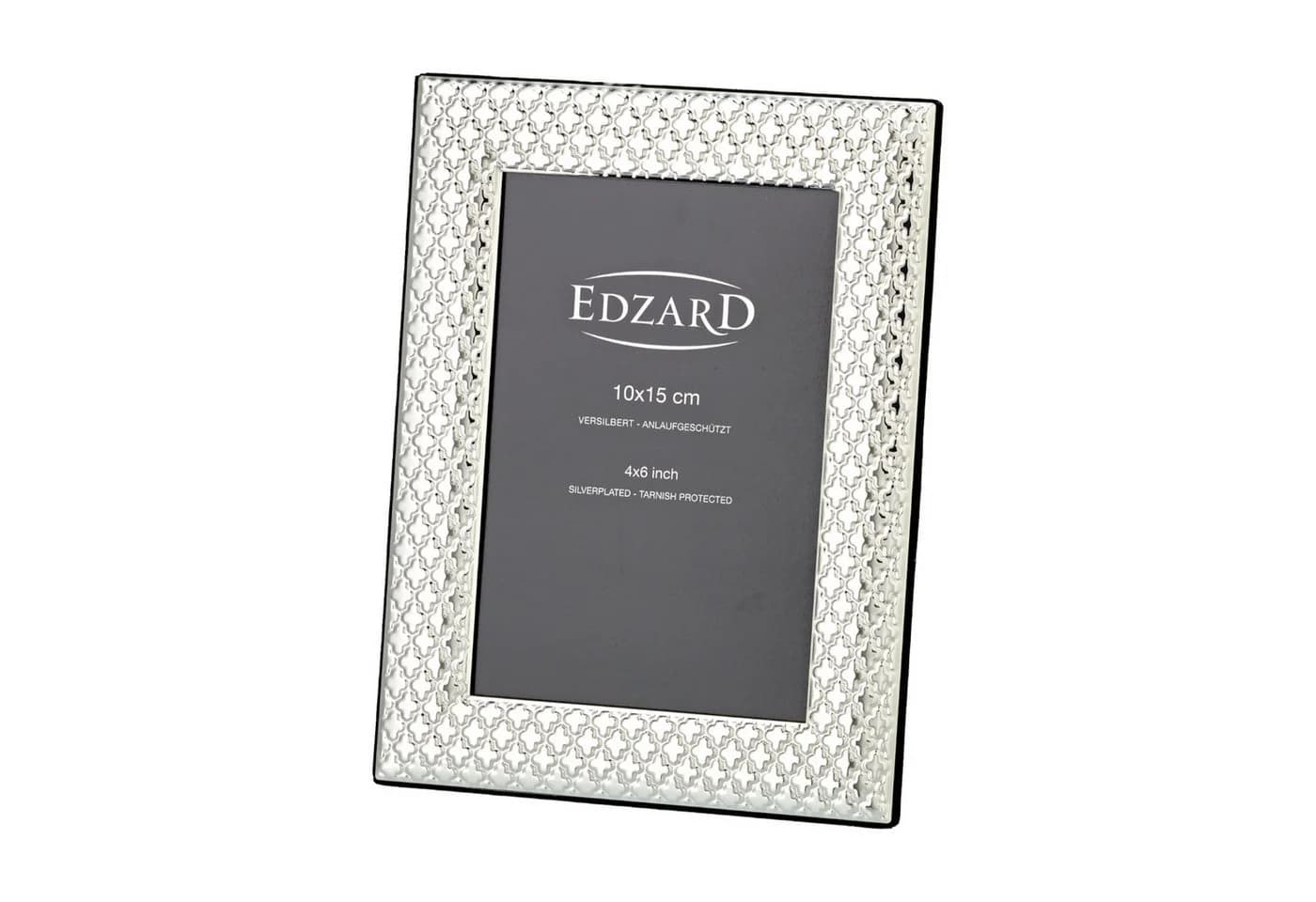 EDZARD Bilderrahmen Ruggiano 10x15 cm versilbert