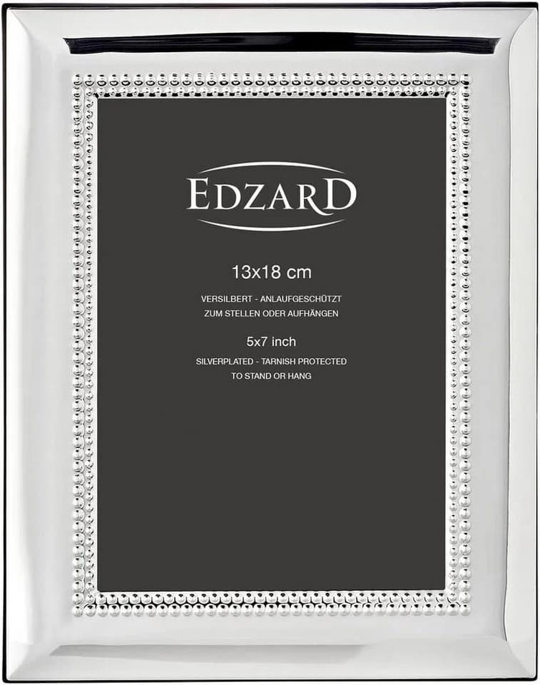 EDZARD Bilderrahmen Turin versilbert anlaufgeschützt 13x18 cm