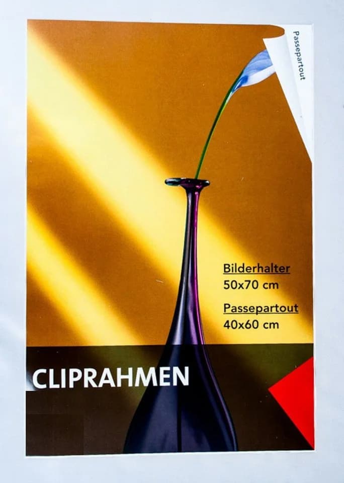BURI Bilderrahmen 50x70cm Cliprahmen Wandbilderrahmen