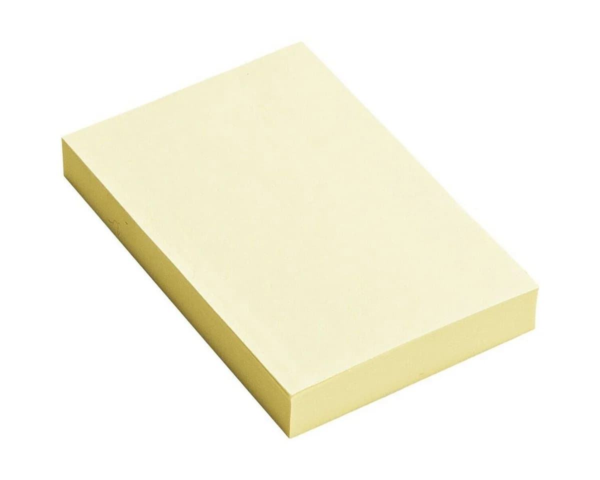 Otto Office Haftnotizblock Gelb 100 Blatt