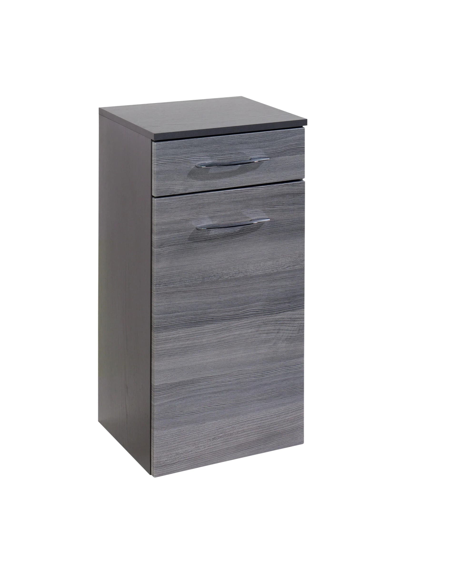 WELLTIME Unterschrank Florida Grau mit Softclose und 1 Schublade
