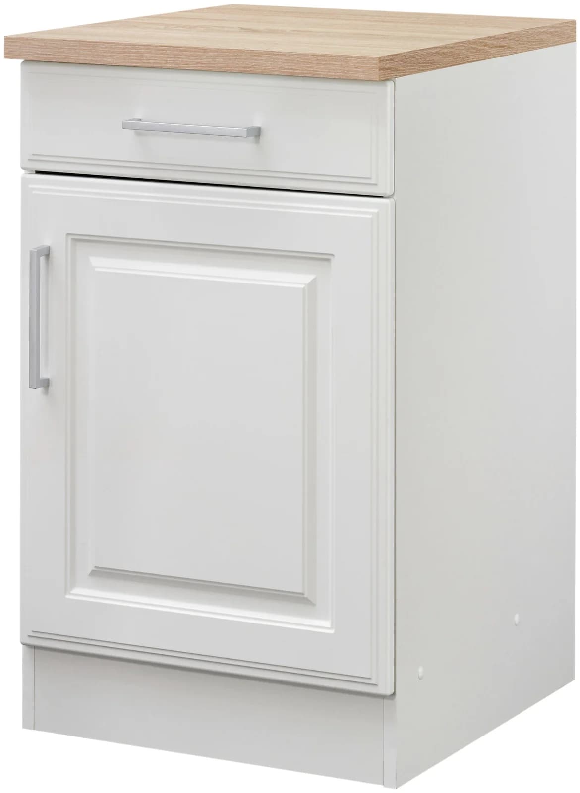 Unterschrank KOCHSTATION KS-Stockholm Weiß MDF 50cm