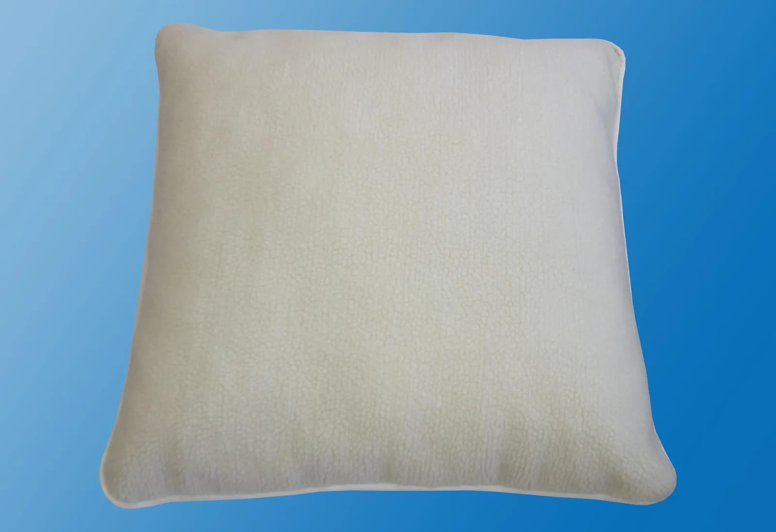 DREAMS Kuschelflor Doubleface Kopfkissen Weiß 80x80 cm