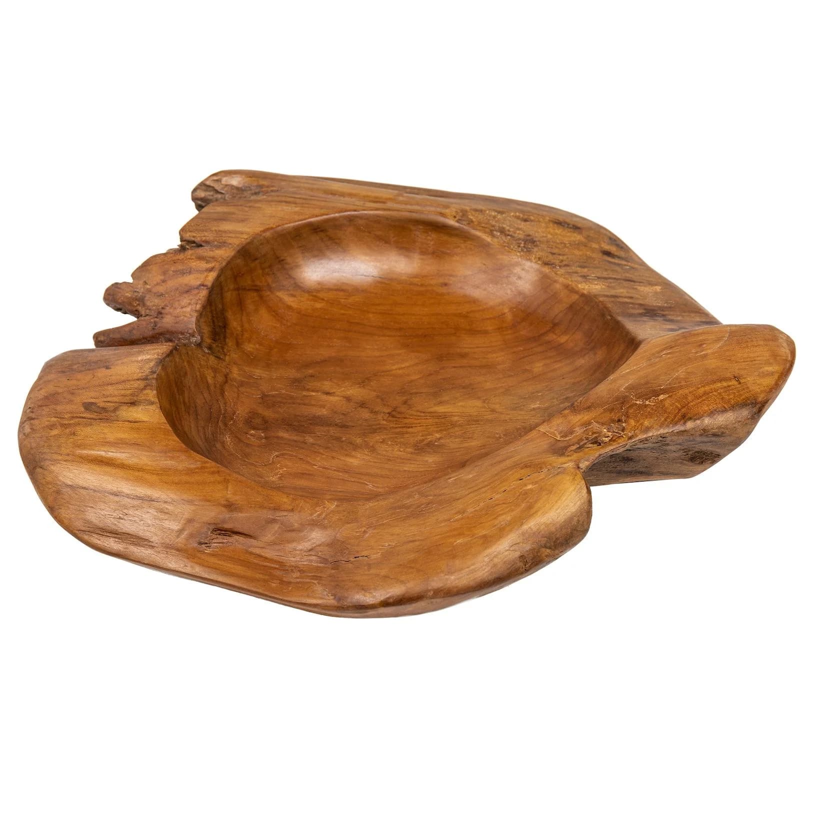 Riess Ambiente Schale Nature Root 40cm Teakholz Massivholz