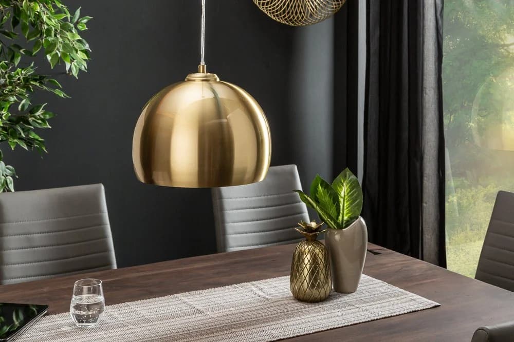 riess-ambiente Hängeleuchte GOLDEN BALL 30cm gold Metall