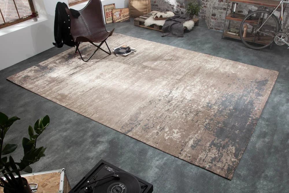 riess-ambiente Teppich Modern Art XXL 350x240cm Grau/Beige