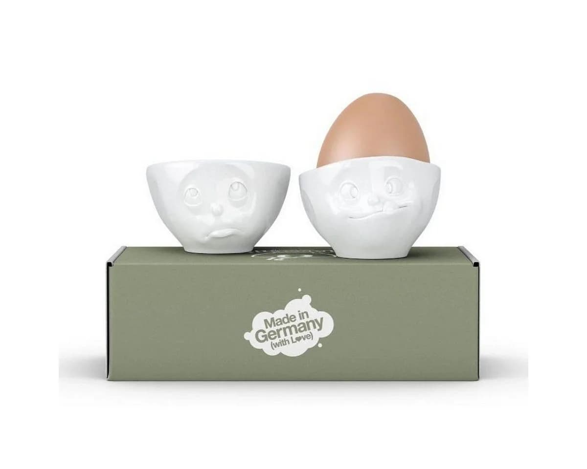 FIFTYEIGHT PRODUCTS Eierbecher Set 2-tlg. Weiß Porzellan