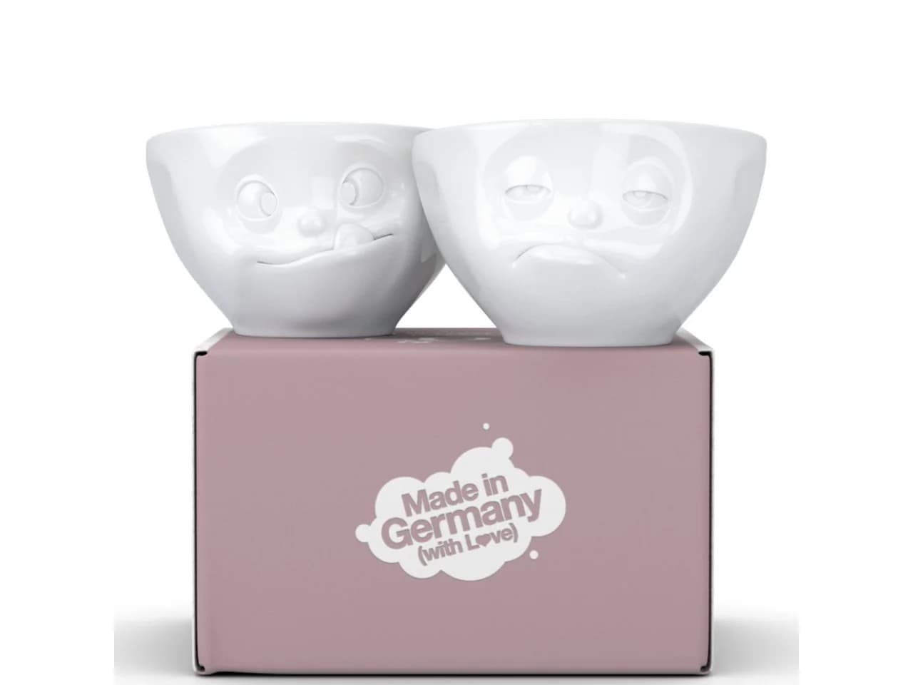 FIFTYEIGHT PRODUCTS Schale Set 2-teilig Weiß Hartporzellan