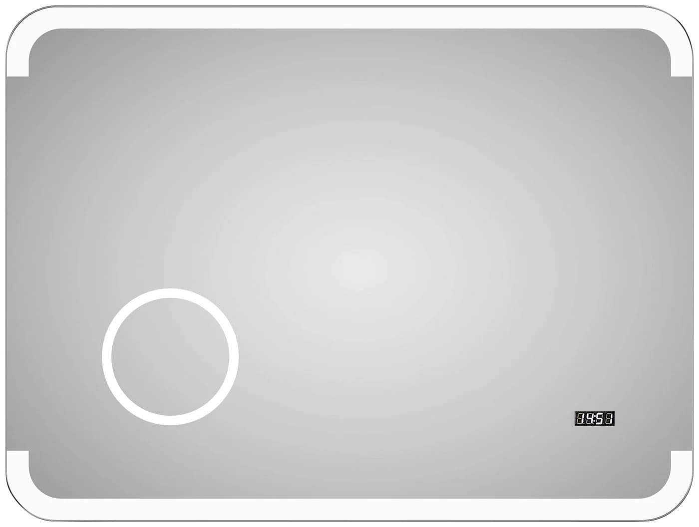 Badspiegel TALOS Harmony 3-fach Vergrößerung Digitaluhr
