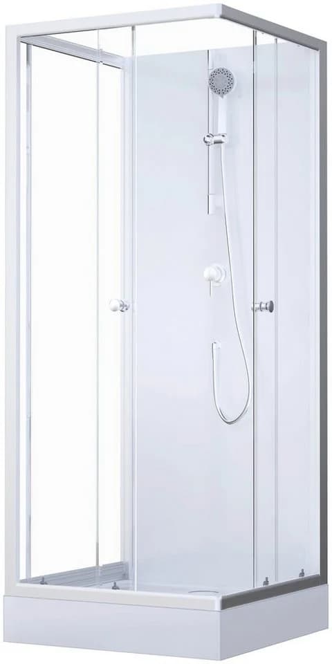 MARWELL Komplettdusche White Dream Weiß Schiebetür