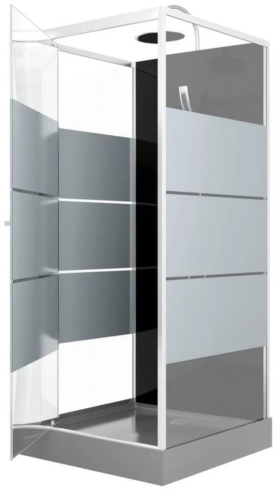 Marwell Komplettdusche Dusy 80x80 cm Glas