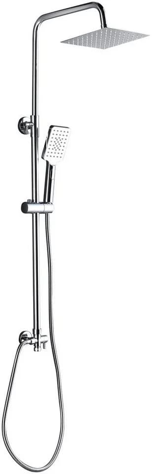 Duschsystem MARWELL "Bayala square" Silber mit Thermostat
