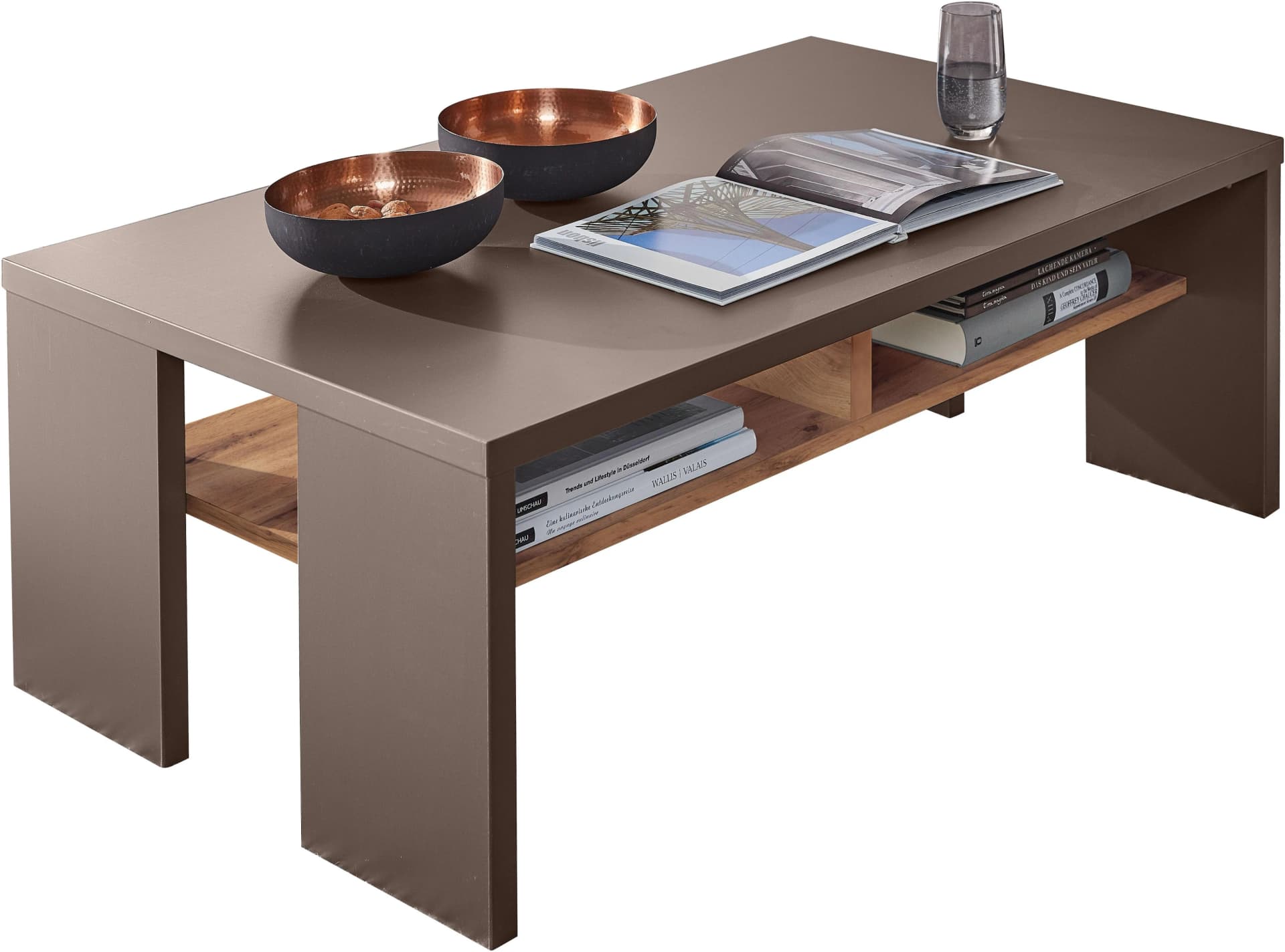 INNOSTYLE Fun Plus II Couchtisch Altholz Melamin 2 Fächer