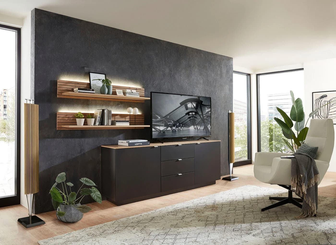 Wandboard INNOSTYLE Core Wandbord 120x22x23 cm LED-Beleuchtung