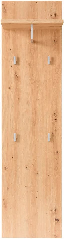 Innostyle Garderobenpaneel BARI Braun Eiche Optik mit 4 Haken