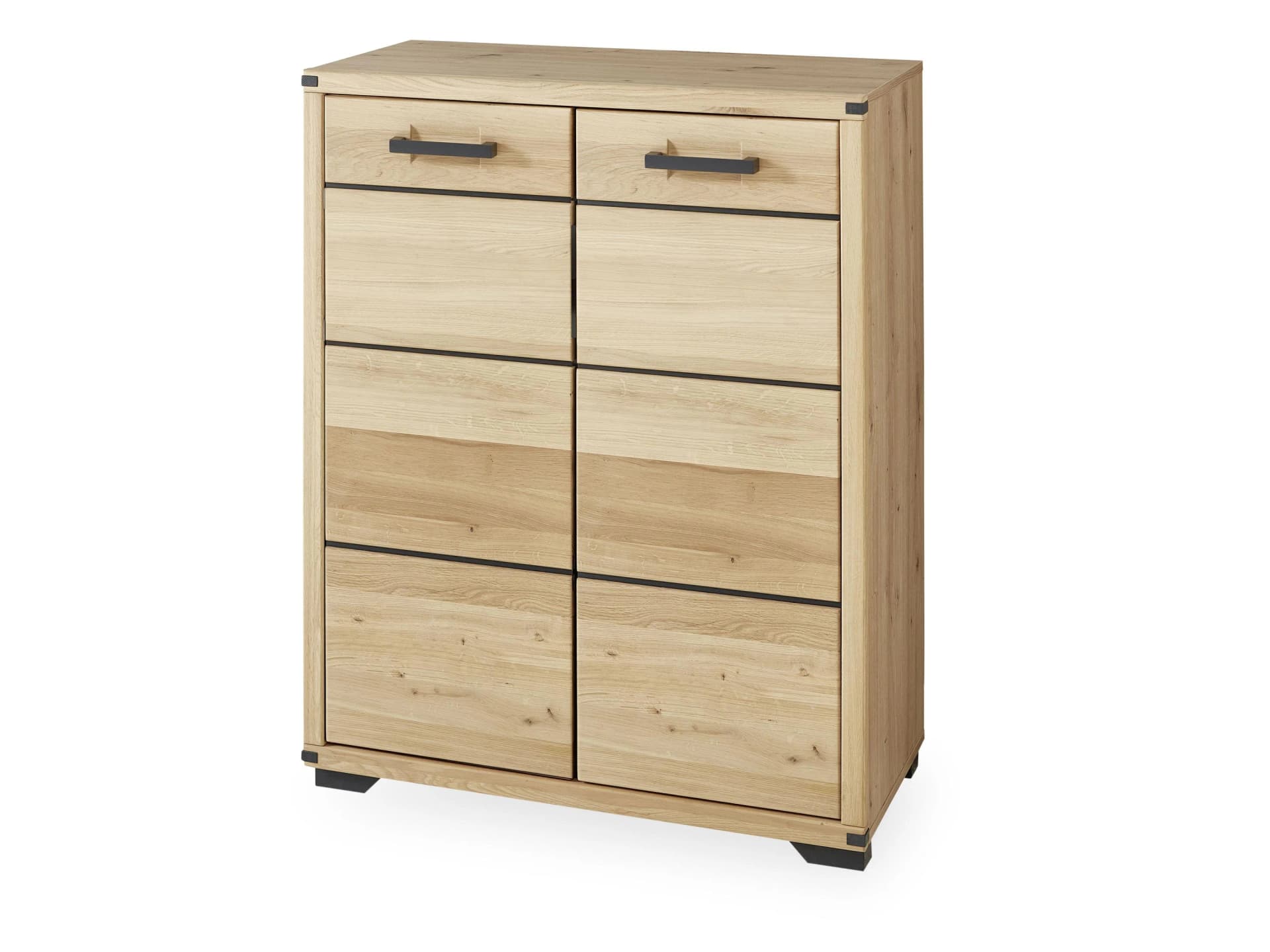 HARPER Schuhschrank ILEBO Braun/Grau Holz